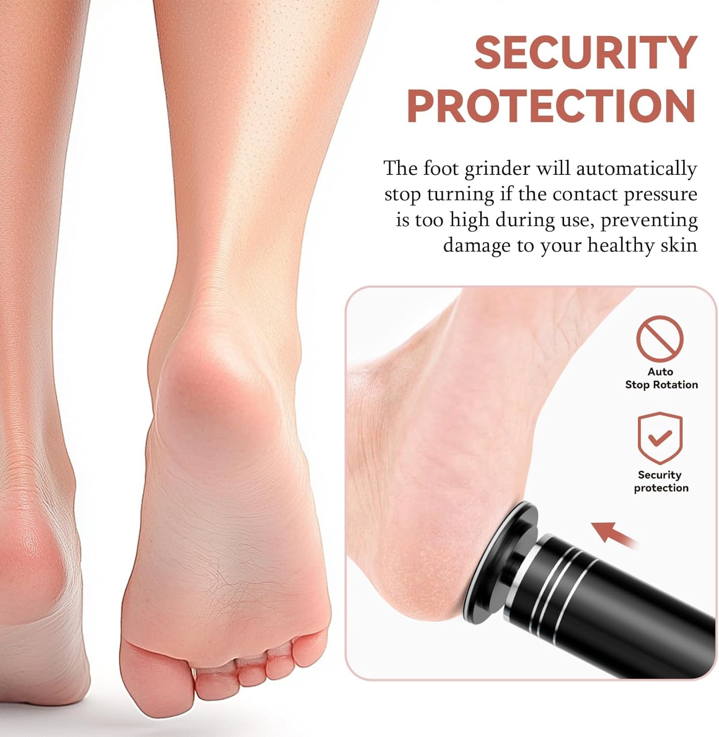 Electric Foot Callus Remover - Professional Aluminum Foot File Adjustable Speed with 60Pcs Sandpaper Disks Summer Pedicure Tool for Dead Skin